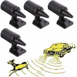 Lot de 4 alerte de voiture moto cerf ultrasons faune avertissement automatique cerf alerte d�tecteur ...
