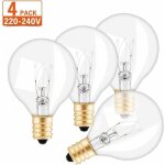 Lot de 4 ampoule edison, e12 ampoules  incandescence guirlande guinguette dcorative ampoules filament ...
