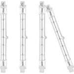 Lablanc - lot de 4 ampoules halogènes r7s eco 118 mm 400 w 230 v 3100 lm blanc chaud 2700 k j Lablanc - lot de 4 ampoules halogènes r7s eco 118 mm 400 w 230 v 3100 lm blanc chaud 2700 k j