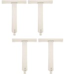 Lot de 4 attaches souples  clipser - ressort de suspension pour fixation de tablier - verrou attache ...