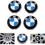 Lot de 4 bleu cache moyeux compatible with bmw centre roue abs accessoires de voiture - 68mm