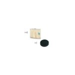 Lot 4 cartouches anti - calcaire avec 1 filtre (zr850001) nettoyeur vapeur rowenta