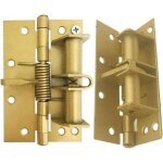 Lot de 4 charni�res � ressort � ouverture et fermeture automatiques - or