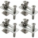 Zvd - lot de 4 colliers de serrage en t pour fraiseuse graveuse cnc 3018pro / mx3 / 3018prover Zvd - lot de 4 colliers de serrage en t pour fraiseuse graveuse cnc 3018pro / mx3 / 3018prover