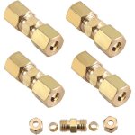 Lot de 4 connecteurs de c�ble de frein pour conduite de frein - 4, 75 mm - en cuivre galvanis�