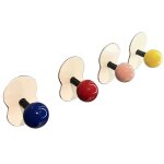 Lot de 4 crochets muraux adhsifs, crochets muraux auto - adhsifs, trs rsistants, sans clous,  coller ...