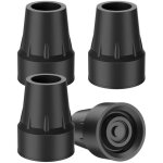 Lot de 4 embouts de canne de 22 mm, pointes en caoutchouc �paissies, super antid�rapants, faciles � installer, ...