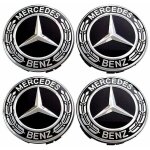 Lot de 4 enjoliveurs de roue pour mercedes benz 75 mm, accessoires de voiture abs