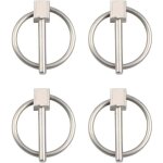 Lot de 4 �pingles � nourrice en acier inoxydable de 3 mm
