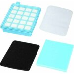 Lot de 4 filtres compatibles avec les aspirateurs philips power pro active / compact, alternative au ...