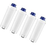 Lot de 4 filtres ecam dlsc002 (5513292811) cafeti�re, expresso delonghi, kenwood, ariete