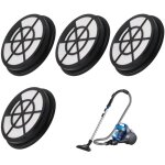 Lot de 4 filtres de rechange pour aspirateur eureka whirlwind sans sac, compatible avec nen110a, nen110b, ...