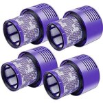 Lot de 4 filtres de rechange compatible aspirateur v10 absolute animal motorhead sv12
