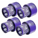 Lot de 4 filtres v10 pour aspirateur dyson, lot de 4 filtres de rechange pour aspirateur dyson v10, taudace ...