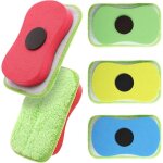 Lot de 4 gommes  craie pour tableau noir, lavables et effaables  sec, rutilisables, effaables  ...