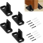 Lot de 4 guide porte coulissante, guide porte galandage, guidage au sol porte, guide porte coulissante ...