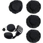 Lot de 4 housse casque audio, housses de casque extensibles et lavables, protection casque audio, coussinet ...