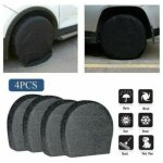 Lot de 4 housses de pneus �tanches pour roue de secours, remorque, camping - car, protection anti - corrosion ...