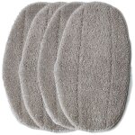 Lot de 4 housses pour vadrouille � vapeur cleantenso, chiffon nettoyage, rechange