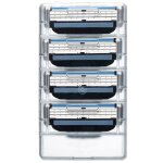 Lot de 4 lames de rasoir de rechange pour gillette make - 3 lames