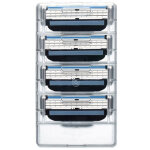 Lot de 4 lames de rasoir de rechange pour gillette make - 3 lames