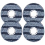 Lot de 4 lingettes nettoyantes c20 omni compatibles avec l'aspirateur robot eufy c20 omni, kit d'accessoires ...