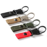Lot de 4 mousquetons � boucle pour suspendre une bouteille d'eau, porte - cl�s portable pour activit�s ...
