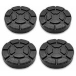 Lot de 4 patins en caoutchouc 130 mm pour ponts �l�vateurs ? duret� shore 80% ? mat�riau caoutchouc naturel ...