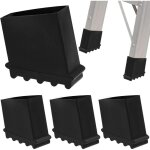 Lot de 4 pieds d'�chelle de rechange en caoutchouc pour �chelle, �chelle, pieds en caoutchouc, pieds ...