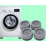 Lot de 4 pieds pour meubles, amortisseur de machine � laver, pieds antid�rapants pour machine � laver, ...