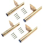 Lot de 4 pieds de meubles en fer, 13 cm, pieds de table en m�tal, pieds de support de meubles, modernes, ...