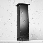 Lot de 4 pieds pour sommier � lattes m�tal pied de lit � visser, hauteur r�glable de 25 - 27 mm, pied ...