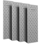 Lot de 4 plaques d'aff�tage diamant�es, pierre � aiguiser diamant�e avec en nid d'abeille, grain 400 ...