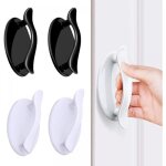 Lot de 4 poign�es de fen�tre autocollantes, pour portes coulissantes, armoires, tiroirs, coffres, r�frig�rateu ...