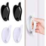 Lot de 4 poign�es de fen�tre autocollantes, pour portes coulissantes, armoires, tiroirs, coffres, r�frig�rateu ...
