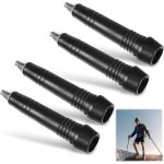 Lot de 4 pointes de rechange pour b�tons de randonn�e alpenstock - pointe de rechange - portable - lntyq ...