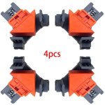 Lot de 4 presses d'angle pour le travail du bois, assemblages d'angle et en t - raccords d'angle de serrage ... Lot de 4 presses d'angle pour le travail du bois, assemblages d'angle et en t - raccords d'angle de serrage ...