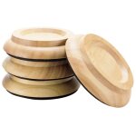 Lot de 4 protections de sol pour piano caster cups piano foot pads, dessous de meubles en bois dur, lot ...