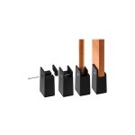 Mowze - lot de 4 rehausseurs de chaise réglable avec vis de fixation rehausseurs de meubles de 10cm pour ... Mowze - lot de 4 rehausseurs de chaise réglable avec vis de fixation rehausseurs de meubles de 10cm pour ...