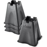 Lot de 4 rehausseurs de meuble, rehausseur pied de lit set 4 pcs. pour table chaise lit canap�, �l�vateur ...