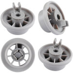 Lot de 4 roulettes de lave - vaisselle pour panier inf�rieur, roues de lave - vaisselle pour siemens, ...