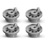 Lot de 4 roulettes de lave - vaisselle pour panier inf�rieur, roulettes panier lave - vaisselle?roues ...
