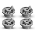 Lot de 4 roulettes de lave - vaisselle pour panier inf�rieur, roulettes panier lave - vaisselle?roues ...