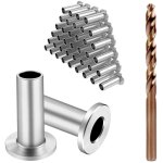 Lot de 40 manchons de protection en acier inoxydable pour garde - corps de pont de 1 / 8', 5 / 32' ou ...