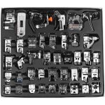 Lot de 42 pieds presseurs pour machine � coudre brother, babylock, singer, janome