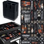 Lot de 45 bo�tes caisse a outil organisateur tiroir en plastique, pour vis, bricolage, servante d'atelier, ...