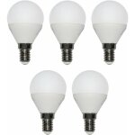Lot de 5 ampoules led e14 à économie d'énergie - 5 x 3 w - 250 lm - chaud 3000 k Lot de 5 ampoules led e14 à économie d'énergie - 5 x 3 w - 250 lm - chaud 3000 k