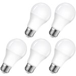 Lot de 5 ampoules led e27 15w eq 100w (blanc chaud 2700k)