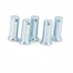Lot de 5 - axe goupille d'attelage perc� �12 mm ? l30 mm pour chape