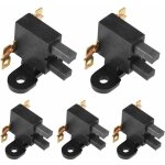 Lot de 5 balais de charbon 168f noir carbone pour g�n�rateur d'essence 2 kw - 3 kw